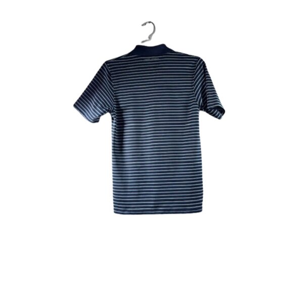 Under Armour Men’s Navy Blue Striped Polo Shirt Size Small - Picture 3 of 7